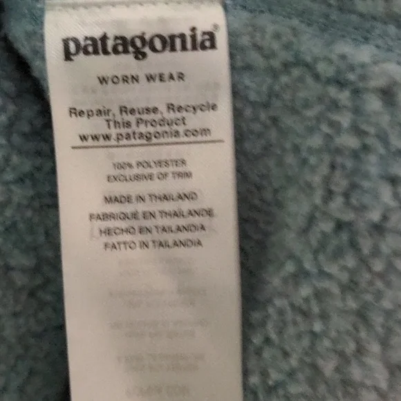 Patagonia Worn Wear Women's Size XL 1/4 Zip Better Sweater Pullover Top - Picture 6 of 10